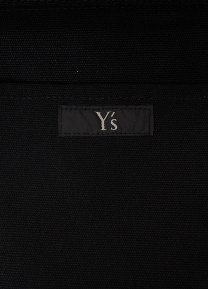 【Y's - ワイズ】COTTON CANVAS Y'S LOGO TOTE BAG / BLACK (バッグ/ブラック)