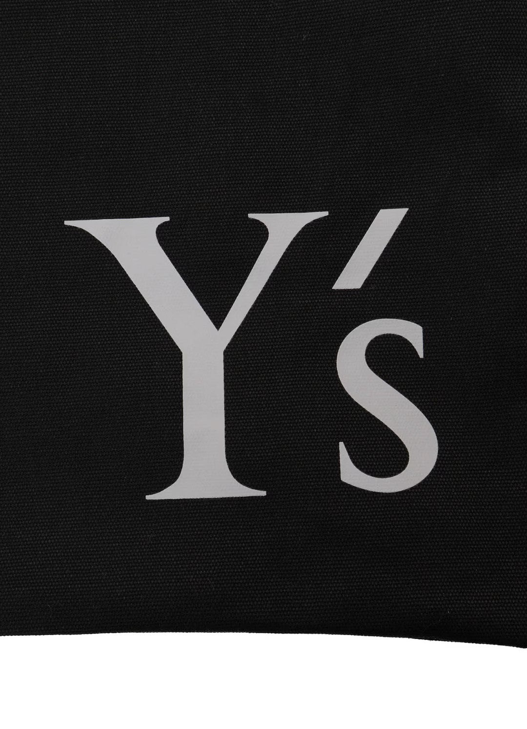 【Y's - ワイズ】COTTON CANVAS Y'S LOGO TOTE BAG / BLACK (バッグ/ブラック)