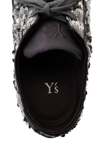 【Y's - ワイズ】SEQUIN SNEAKERS / GREY (スニーカー/グレー)