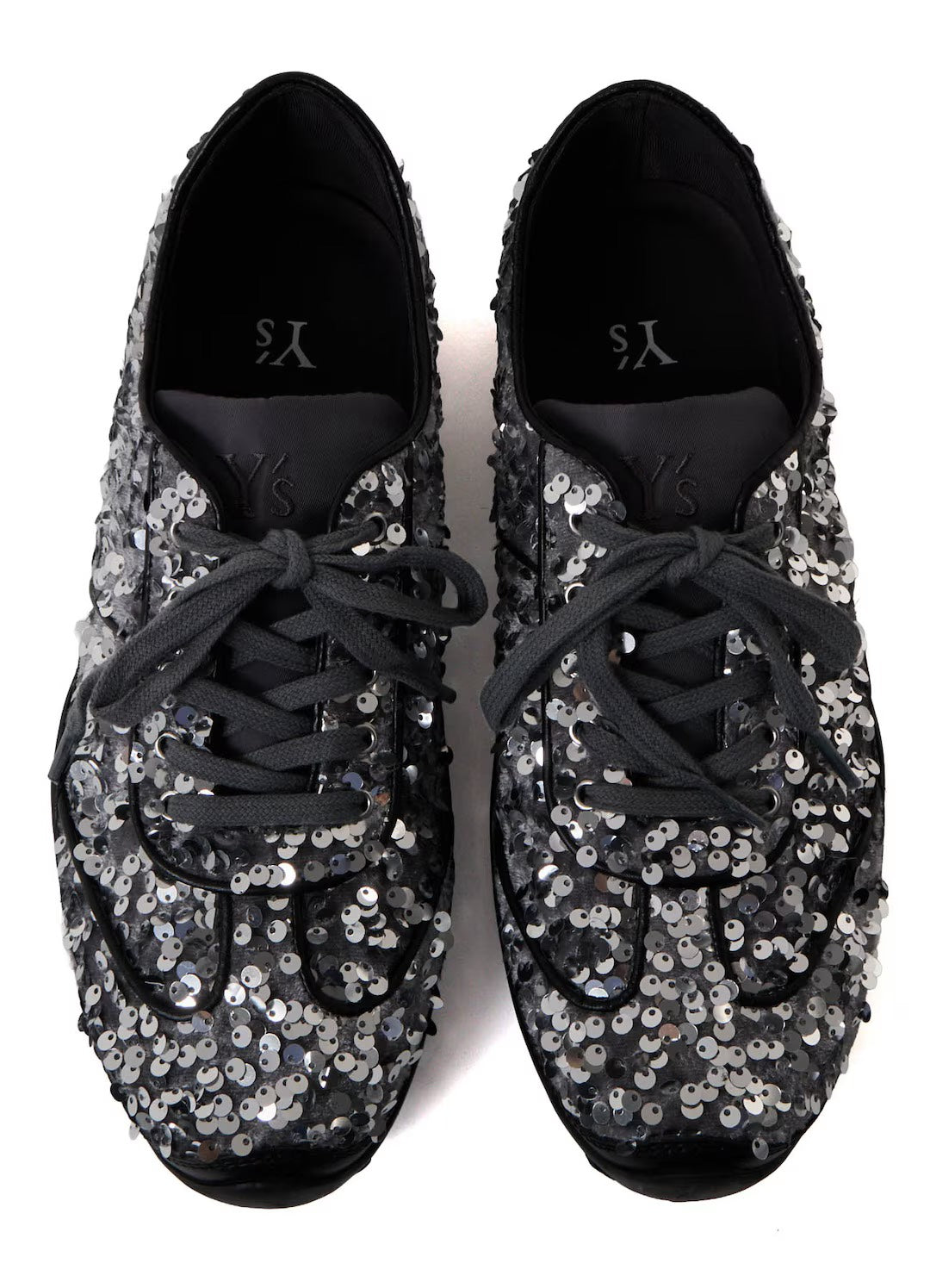 【Y's - ワイズ】SEQUIN SNEAKERS / GREY (スニーカー/グレー)