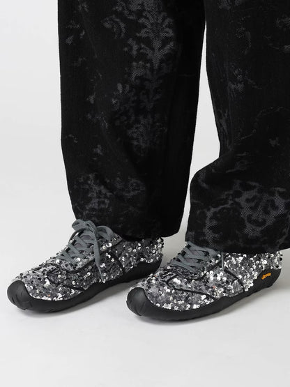 【Y's - ワイズ】SEQUIN SNEAKERS / GREY (スニーカー/グレー)