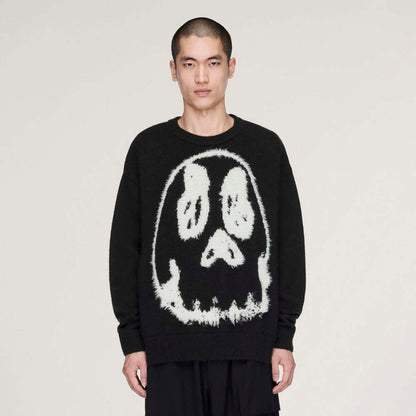 【Y-3 -ワイスリー】Y-3 CHITO GRAPHIC KNITTED SWEATER / BLACK (ニット/ブラック)