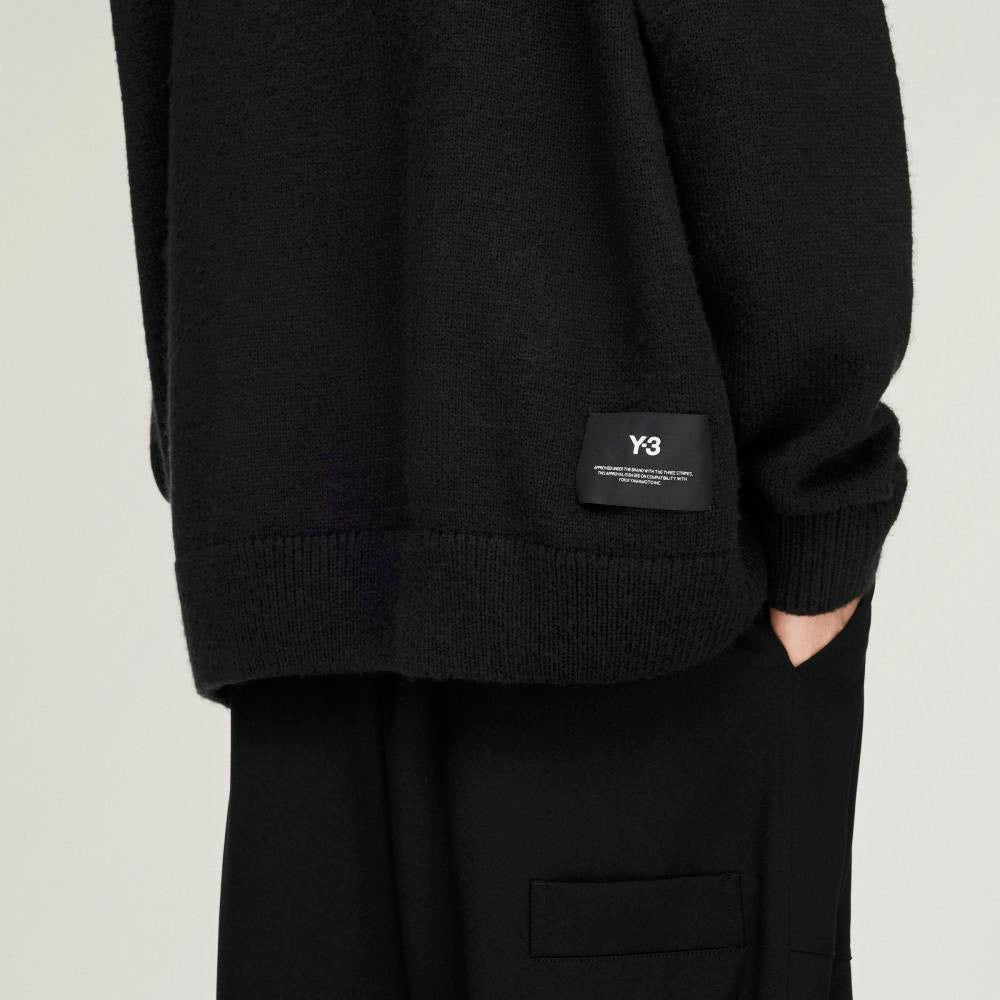 【Y-3 -ワイスリー】Y-3 CHITO GRAPHIC KNITTED SWEATER / BLACK (ニット/ブラック)