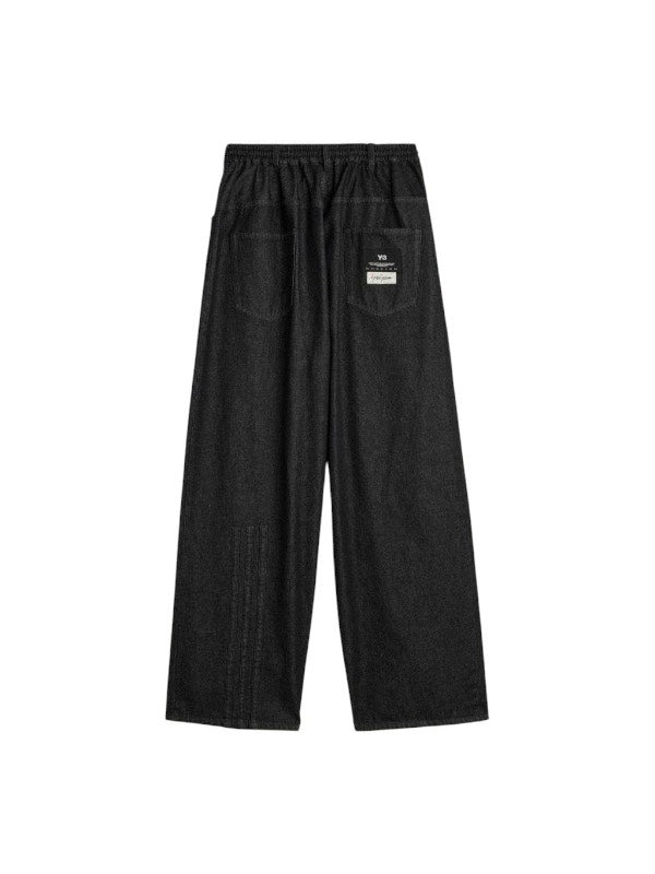 【Y-3 -ワイスリー】Y-3 DENIM PANTS/ BLACK (デニムパンツ/ブラック)