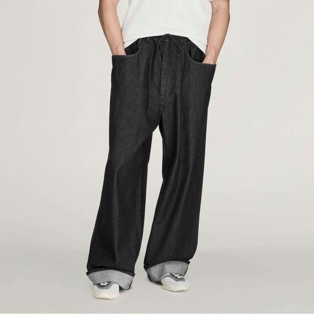 【Y-3 -ワイスリー】Y-3 DENIM PANTS/ BLACK (デニムパンツ/ブラック)