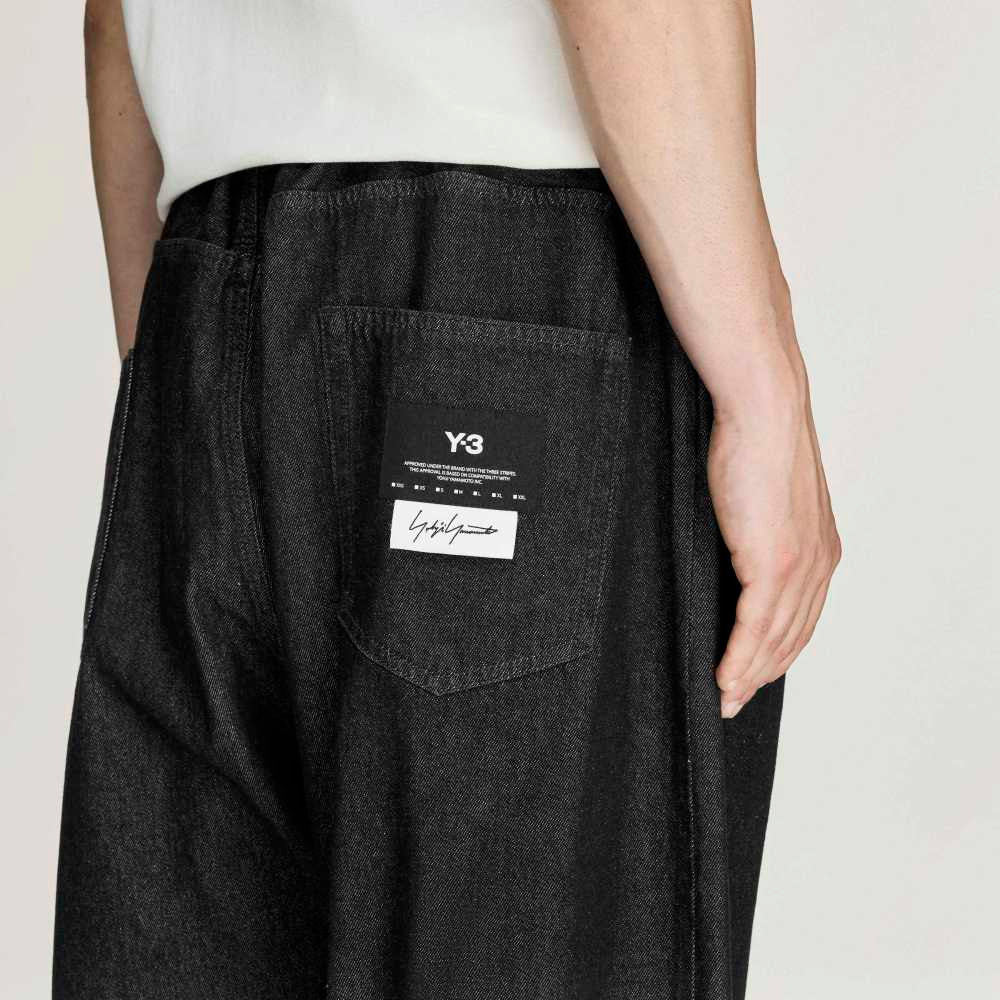 【Y-3 -ワイスリー】Y-3 DENIM PANTS/ BLACK (デニムパンツ/ブラック)