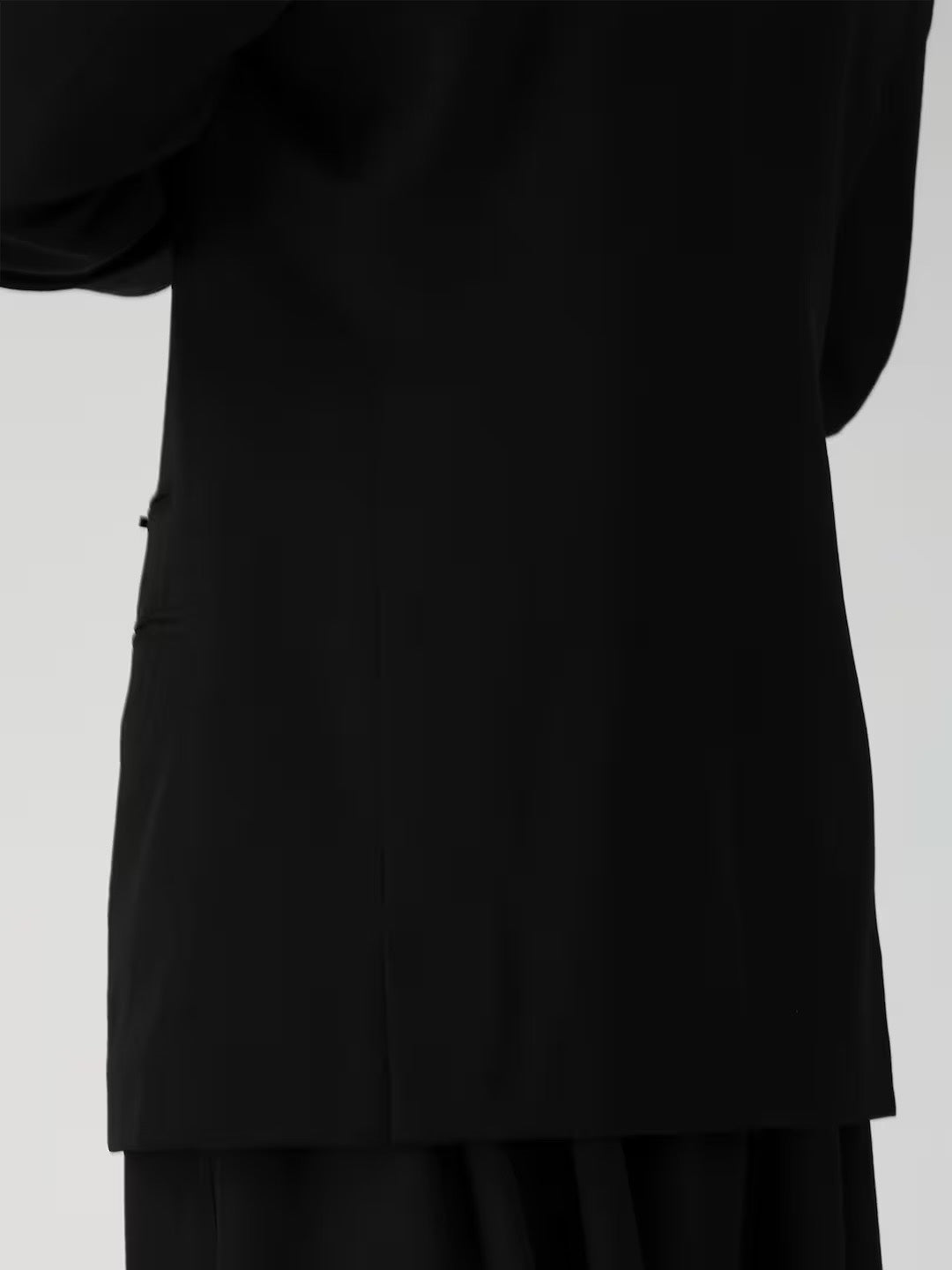 【Y's for men - ワイズフォーメン】WOOL GABARDINE LEFT AND RIGHT CHANGE POCKET JACKET / BLACK (ジャケット/ブラック)