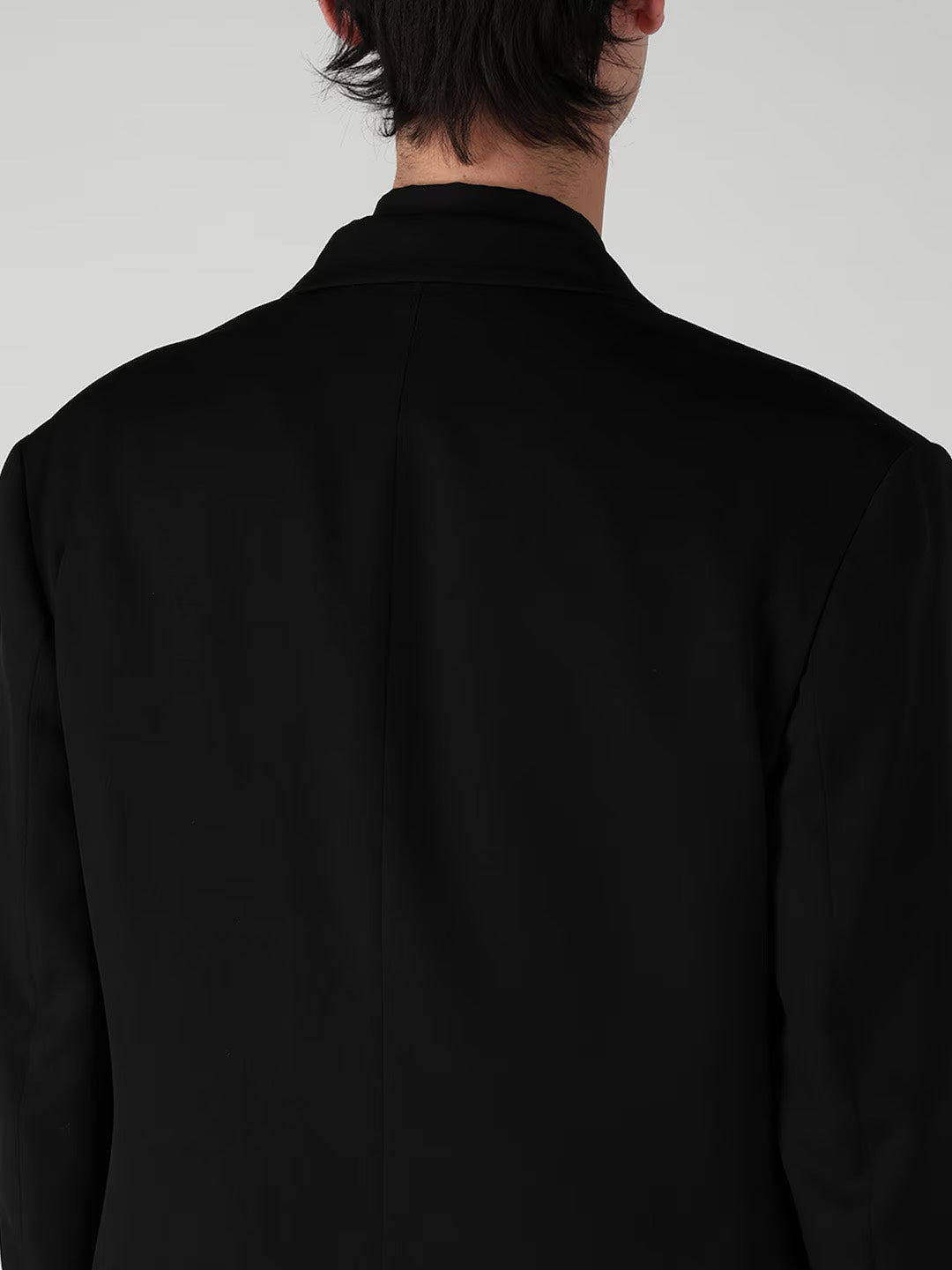 【Y's for men - ワイズフォーメン】WOOL GABARDINE LEFT AND RIGHT CHANGE POCKET JACKET / BLACK (ジャケット/ブラック)