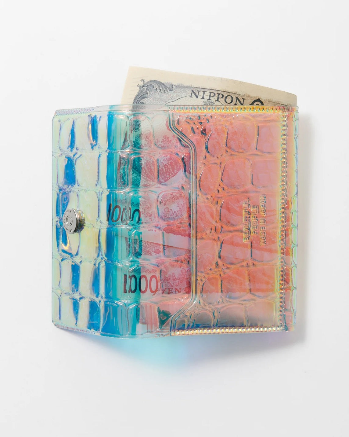 【beautiful people - ビューティフルピープル】nothing to hide aurora mini wallet / MULTI（ウォレット/マルチ)