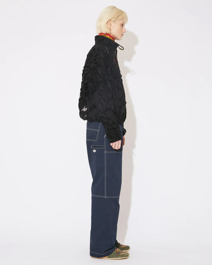 【beautiful people - ビューティフルピープル】aloha jacquard×octa reversible blouson / BLACK (ブルゾン/ブラック)