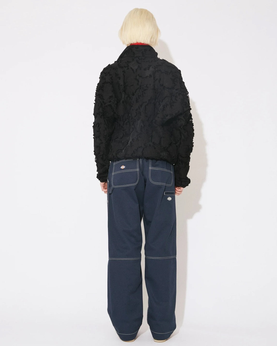 【beautiful people - ビューティフルピープル】aloha jacquard×octa reversible blouson / BLACK (ブルゾン/ブラック)