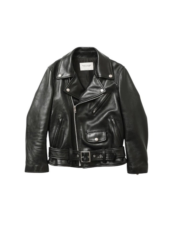 【beautiful people - ビューティフルピープル】vintage leather THE /a riders jacket size170 / BLACK (ライダースジャケット/ブラック)