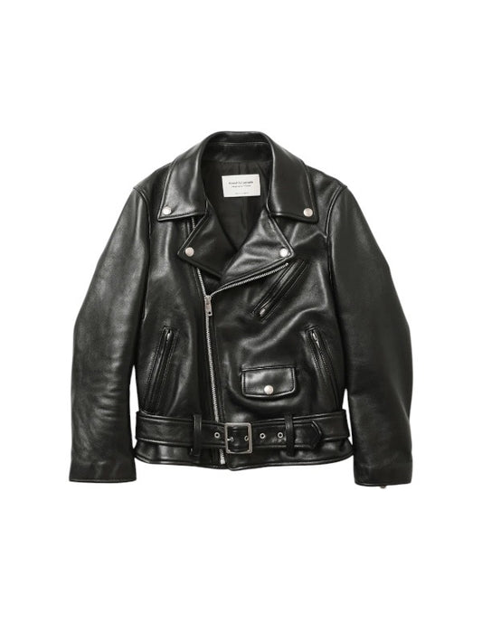 【beautiful people - ビューティフルピープル】vintage leather THE /a riders jacket size170 / BLACK (ライダースジャケット/ブラック)