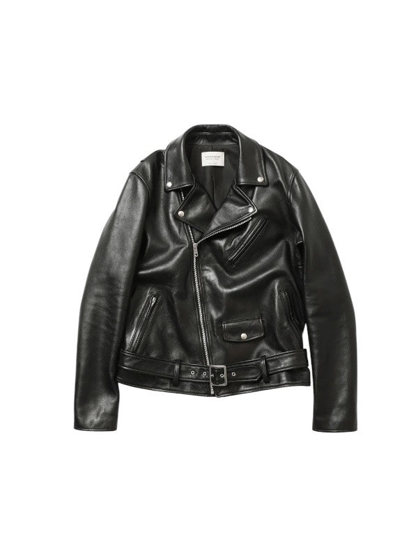 【beautiful people - ビューティフルピープル】vintage leather THE / a riders jacket size140～160 / BLACK (ライダースジャケット/ブラック)