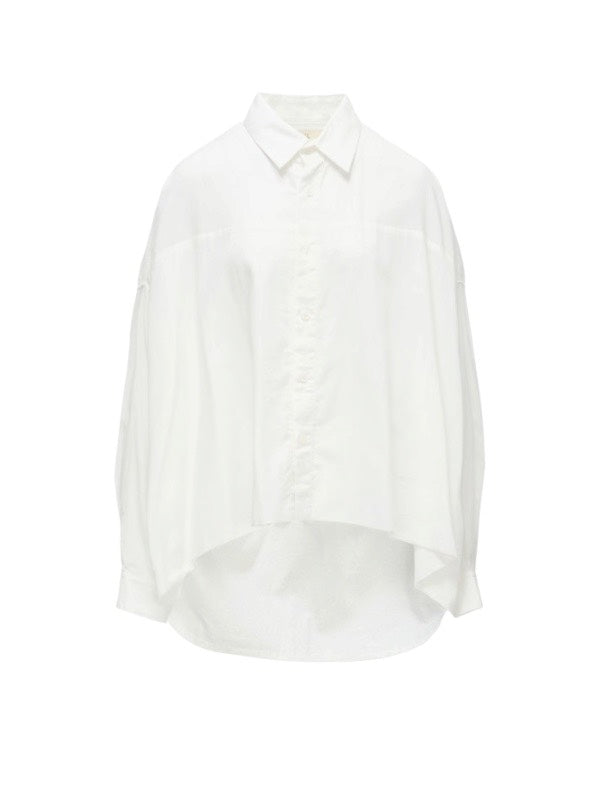 【Y's - ワイズ】Y's BORN PRODUCT DOUBLE FRONT BIG BLOUSE / WHITE (ブラウス/ホワイト)