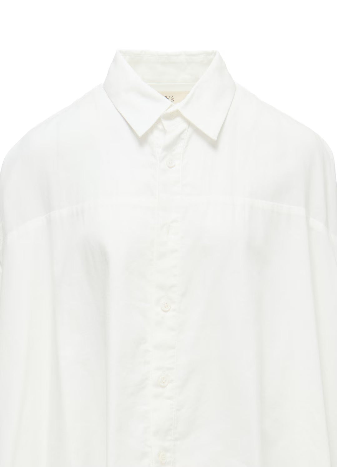 【Y's - ワイズ】Y's BORN PRODUCT DOUBLE FRONT BIG BLOUSE / WHITE (ブラウス/ホワイト)