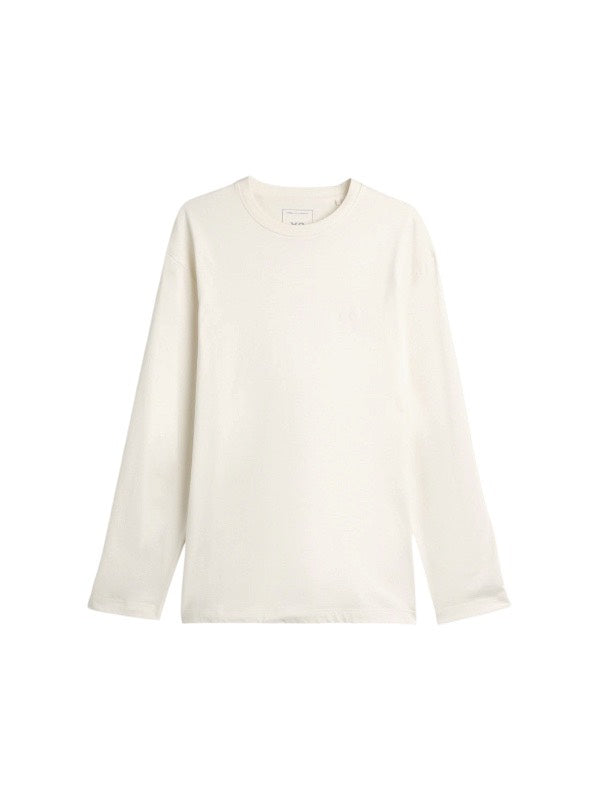 【Y-3 -ワイスリー】Y-3 LOGO LONG SLEEVE TEE / CHALK WHITE (Tシャツ/チョークホワイト)