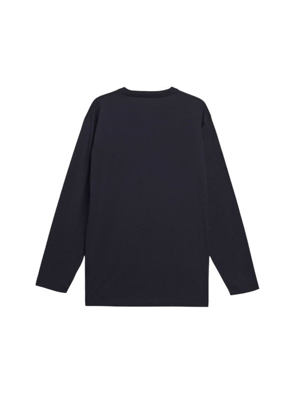 【Y-3 -ワイスリー】Y-3 LOGO LONG SLEEVE TEE / BLACK (Tシャツ/ブラック)