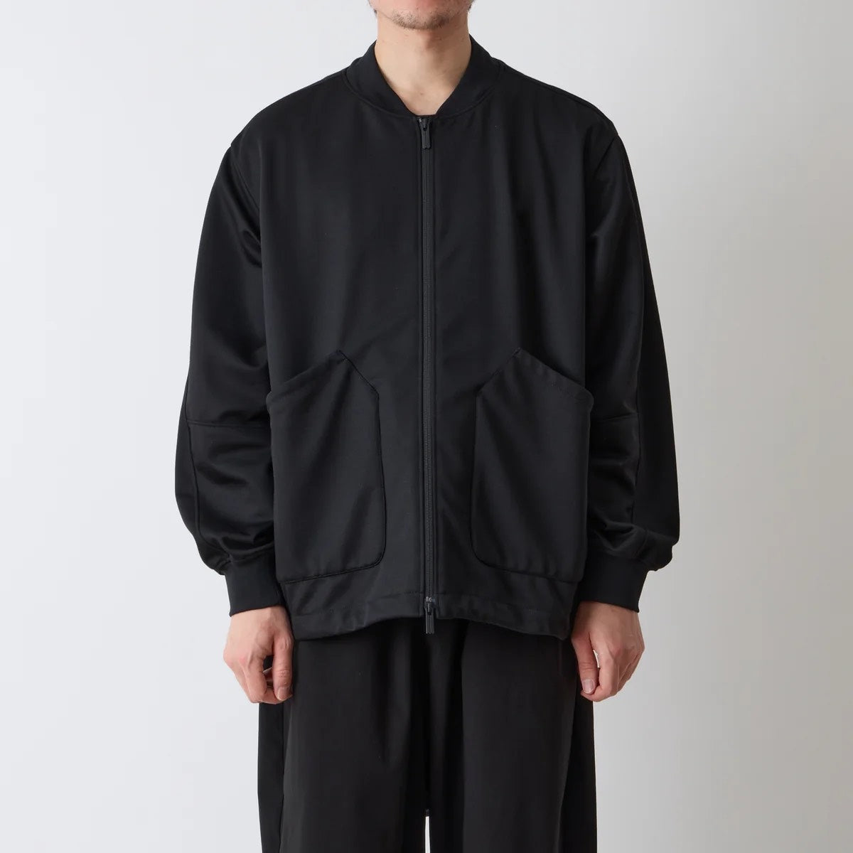 【White Mountaineering - ホワイトマウンテニアリング】ZIP BLOUSON / BLACK (ブルゾン/ブラック)