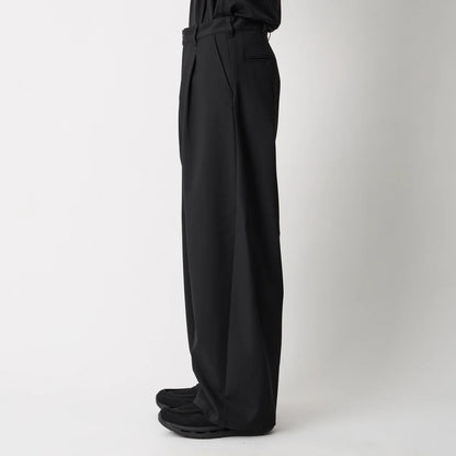 【White Mountaineering - ホワイトマウンテニアリング】STRETCH CURVE PANTS / BLACK (パンツ/ブラック)
