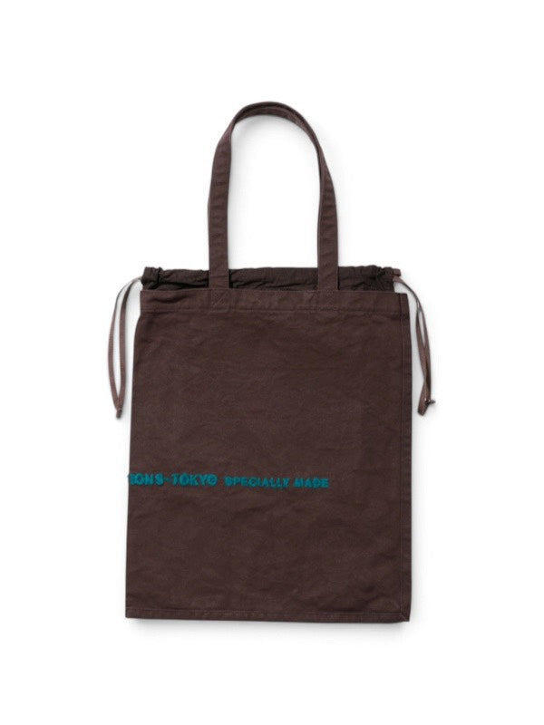 【beautiful people - ビューティフルピープル】brushed logo bag / BURGUNDY（バッグ/バーガンディー)