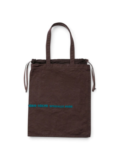 【beautiful people - ビューティフルピープル】brushed logo bag / BURGUNDY（バッグ/バーガンディー)