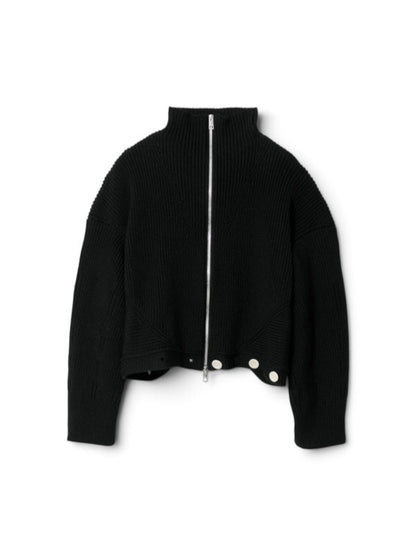 【beautiful people - ビューティフルピープル】double-end fluffed cotton cardigan / BLACK (カーディガン/ブラック)