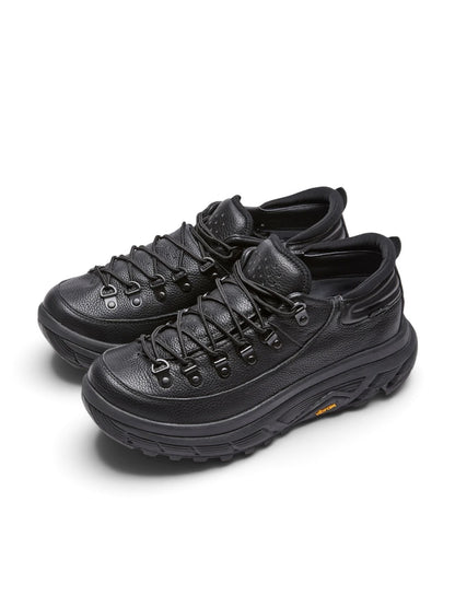 【SUICOKE-スイコック】BEETLE-LO / BLACK (レザースニーカー/ブラック)