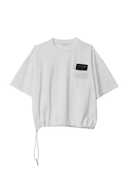 【beautiful people - ビューティフルピープル】suvin compact jersey big QOL tag T / OFF WHITE (Tシャツ/オフホワイト)