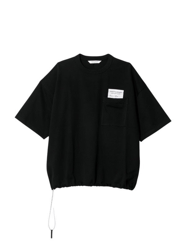 【beautiful people - ビューティフルピープル】suvin compact jersey big QOL tag T / BLACK (Tシャツ/ブラック)