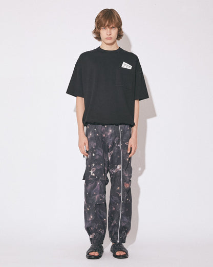 【beautiful people - ビューティフルピープル】suvin compact jersey big QOL tag T / BLACK (Tシャツ/ブラック)