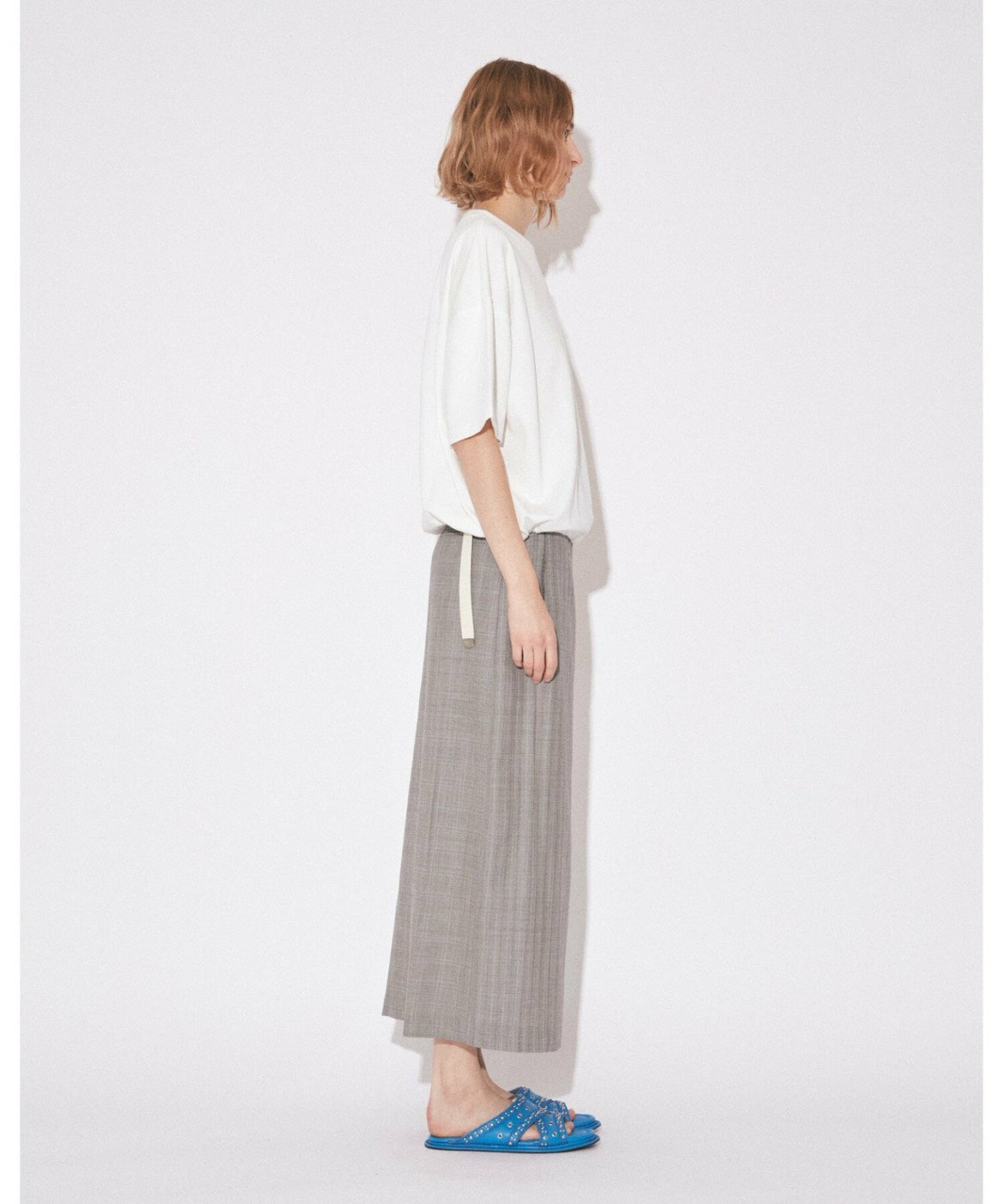 【beautiful people - ビューティフルピープル】suvin compact jersey big QOL tag T / OFF WHITE (Tシャツ/オフホワイト)