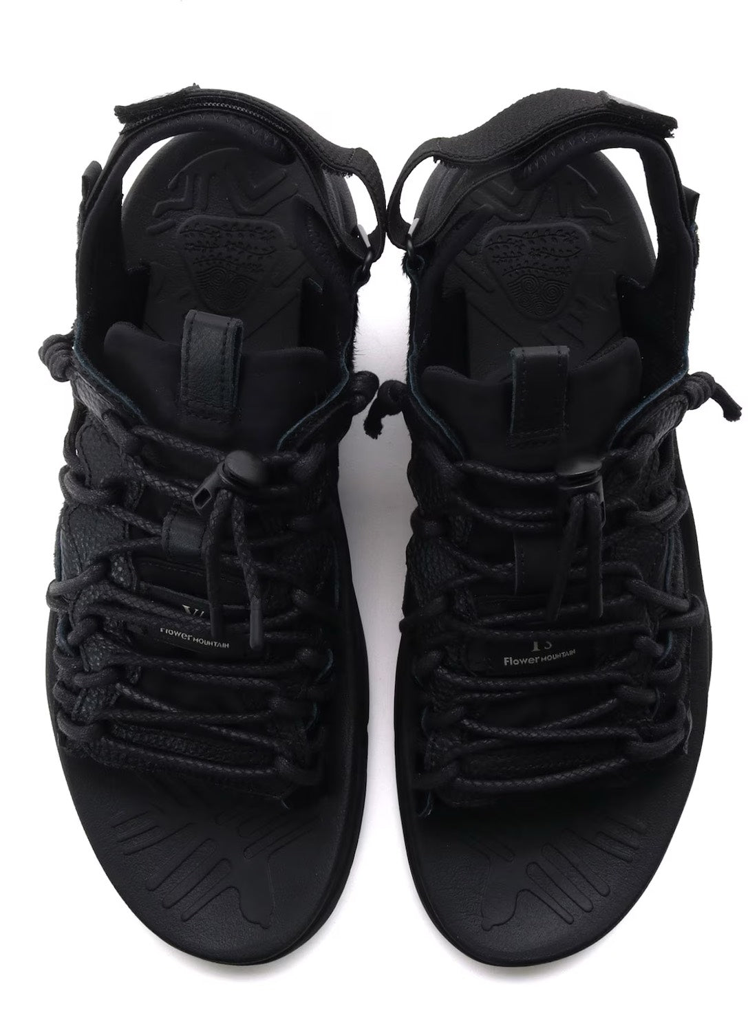 【Y's - ワイズ】Y's × Flower MOUNTAIN PUMA PUNKU / BLACK (サンダル/ブラック)