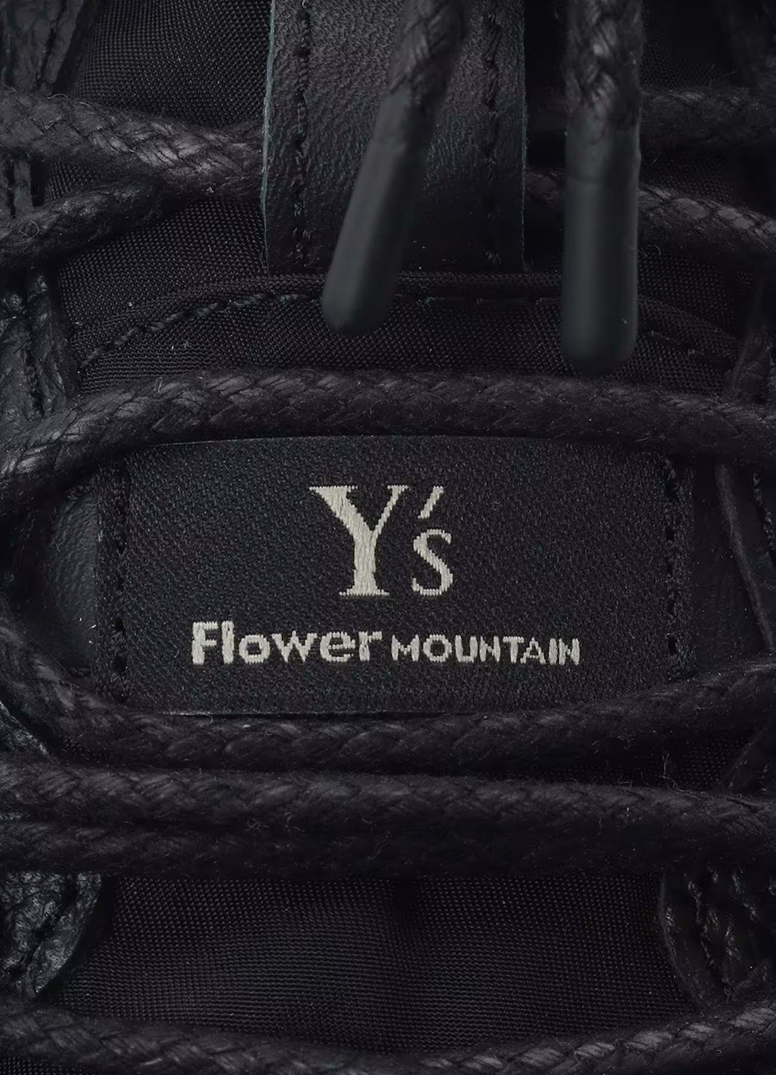 【Y's - ワイズ】Y's × Flower MOUNTAIN PUMA PUNKU / BLACK (サンダル/ブラック)