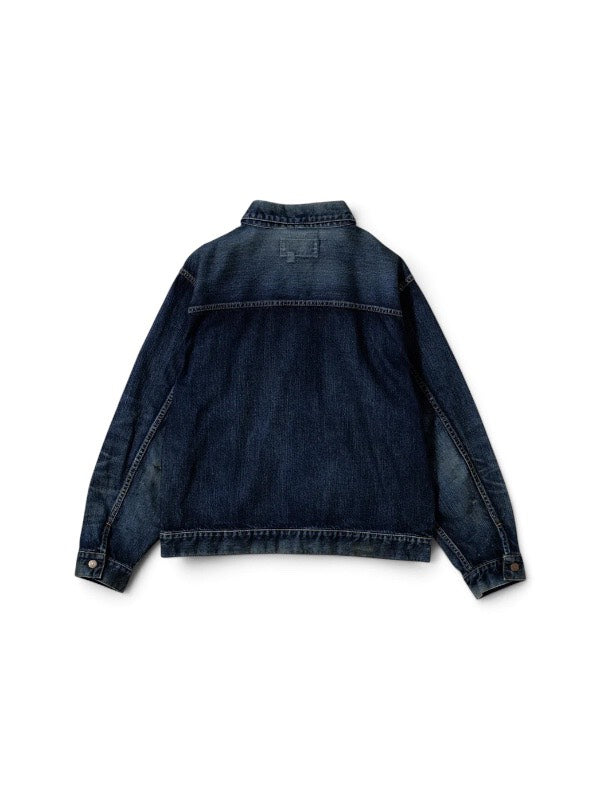 【ANACHRONORM - アナクロノーム】DAMAGED DENIM JACKET / DARK INDIGO (デニムジャケット/ダークインディゴ)