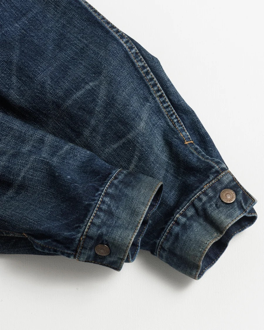 【ANACHRONORM - アナクロノーム】DAMAGED DENIM JACKET / DARK INDIGO (デニムジャケット/ダークインディゴ)