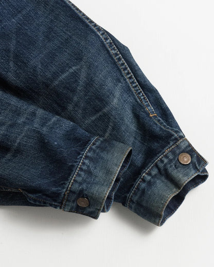 【ANACHRONORM - アナクロノーム】DAMAGED DENIM JACKET / DARK INDIGO (デニムジャケット/ダークインディゴ)
