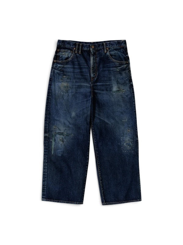【ANACHRONORM - アナクロノーム】REMAKED WIDE 5P DENIM PANTS / DARK INDIGO (パンツ/ダークインディゴ)