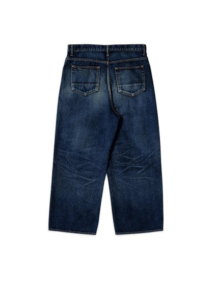 【ANACHRONORM - アナクロノーム】REMAKED WIDE 5P DENIM PANTS / DARK INDIGO (パンツ/ダークインディゴ)