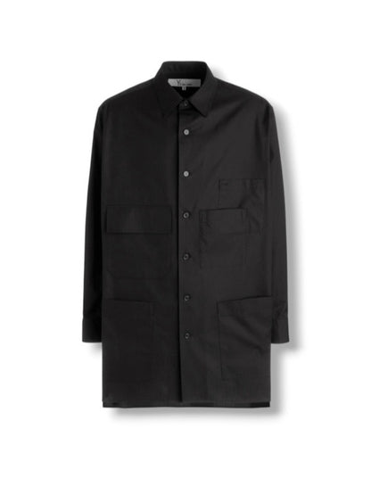 【Y's for men-ワイズフォーメン】MULTI-POCKET SHIRT / BLACK(シャツ/ブラック)