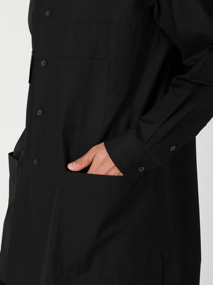 【Y's for men-ワイズフォーメン】MULTI-POCKET SHIRT / BLACK(シャツ/ブラック)