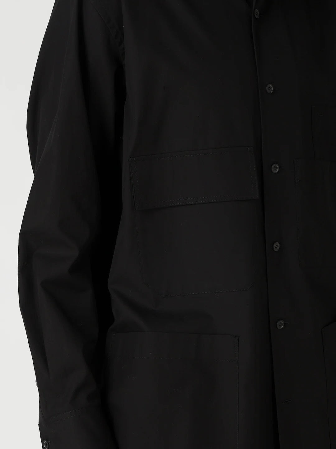 【Y's for men-ワイズフォーメン】MULTI-POCKET SHIRT / BLACK(シャツ/ブラック)