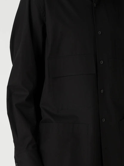 【Y's for men-ワイズフォーメン】MULTI-POCKET SHIRT / BLACK(シャツ/ブラック)