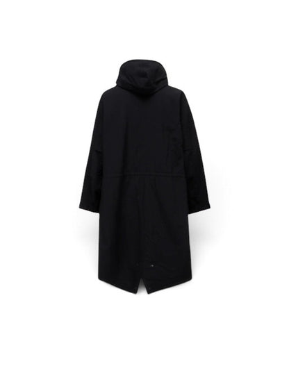 【Y's for men-ワイズフォーメン】NYLON TASLAN MOD COAT WITH THINSULATE / BLACK(コート/ブラック)