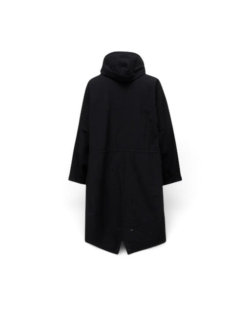 【Y's for men-ワイズフォーメン】NYLON TASLAN MOD COAT WITH THINSULATE / BLACK(コート/ブラック)