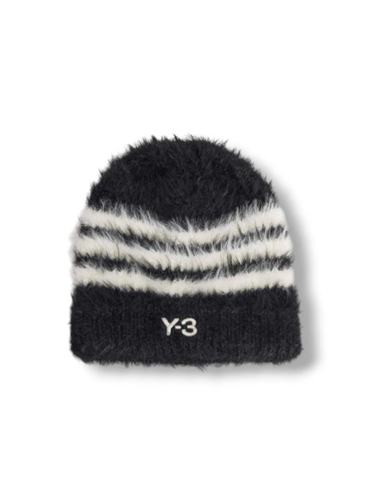 【Y-3 -ワイスリー】Y-3 STRIPES BEANIE / BLACK×WHITE(ビーニー/ブラック×ホワイト)