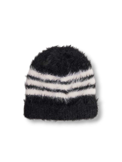 【Y-3 -ワイスリー】Y-3 STRIPES BEANIE / BLACK×WHITE(ビーニー/ブラック×ホワイト)