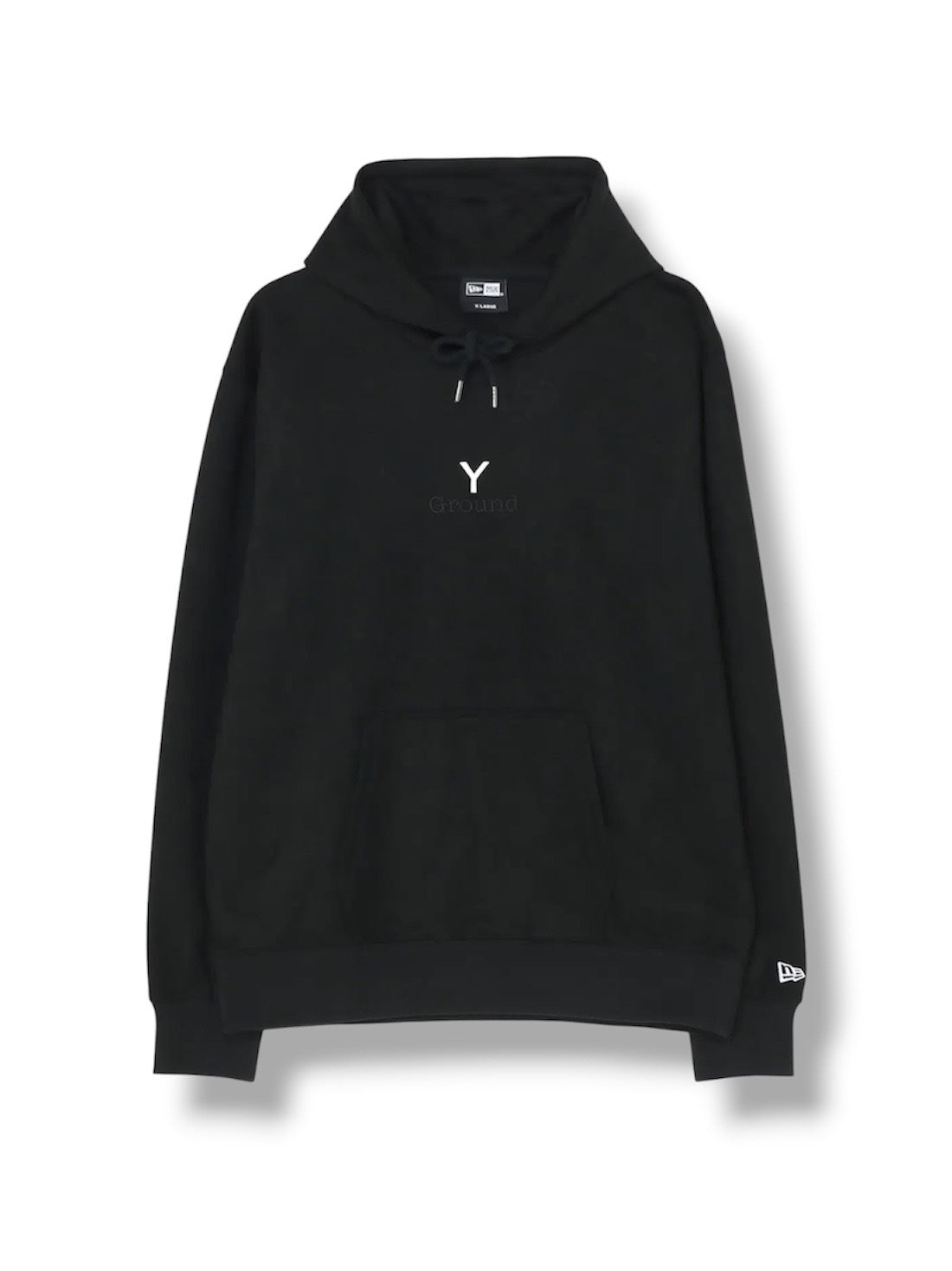 【Ground Y - グラウンドワイ】Ground Y × NEW ERA SUEDE HOODIE / BLACK(フーディー/ブラック)