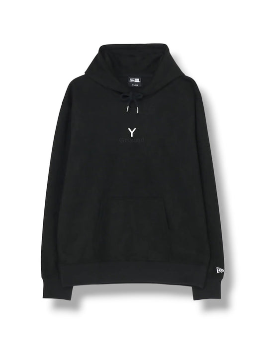 【Ground Y - グラウンドワイ】Ground Y × NEW ERA SUEDE HOODIE / BLACK(フーディー/ブラック)