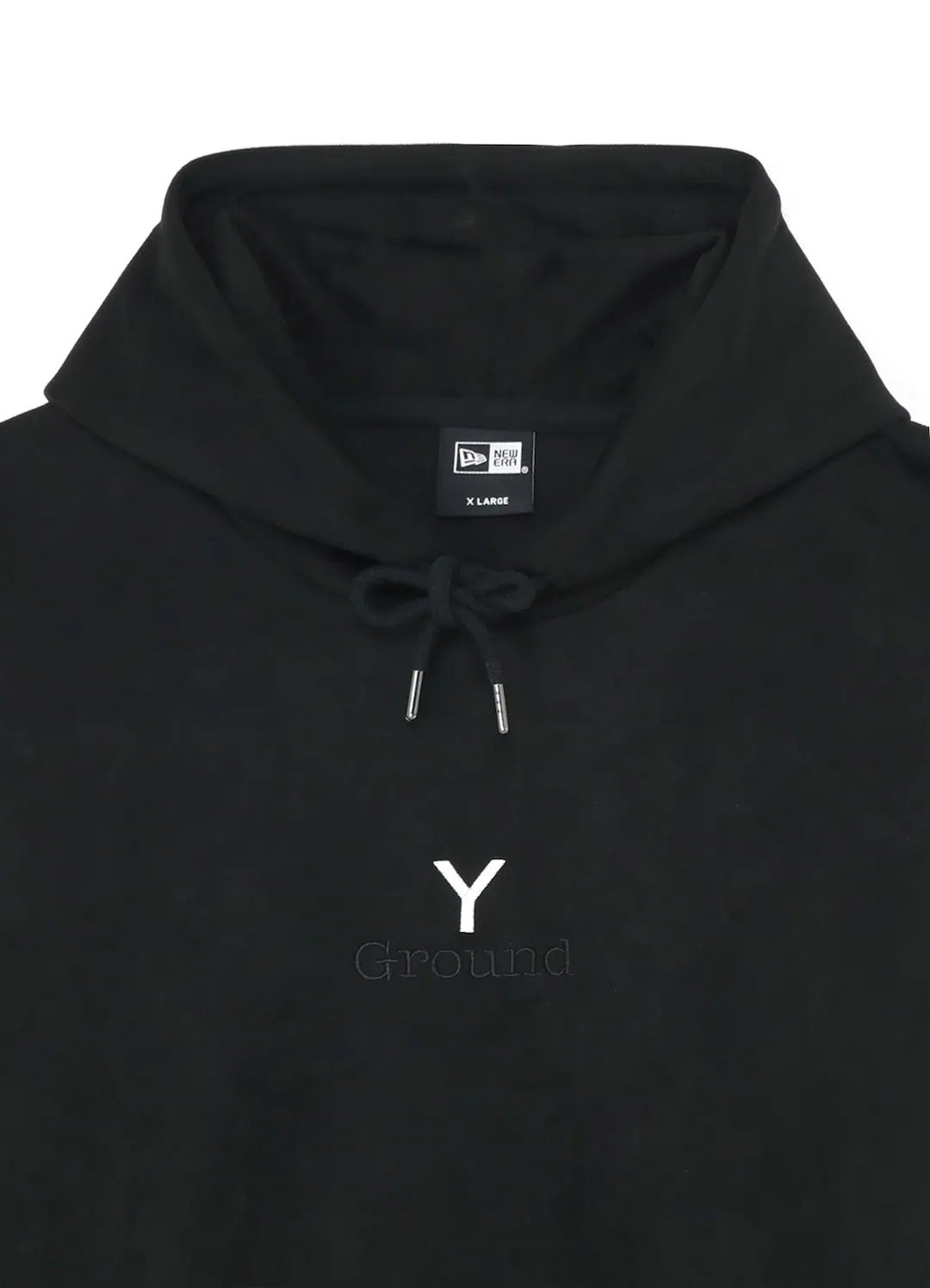 【Ground Y - グラウンドワイ】Ground Y × NEW ERA SUEDE HOODIE / BLACK(フーディー/ブラック)